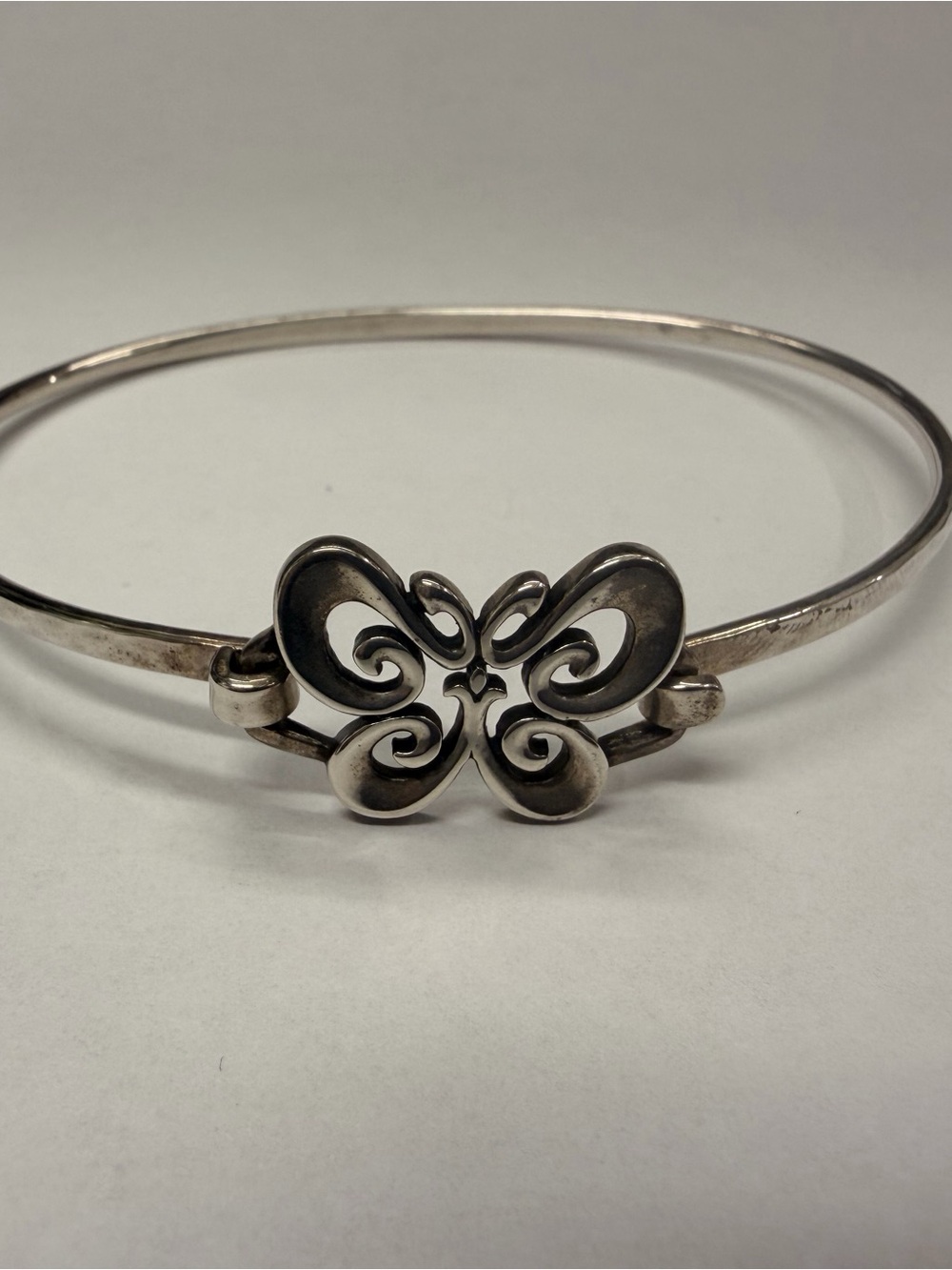 Retired James Avery Butterfly Hook Bracelet - Silver